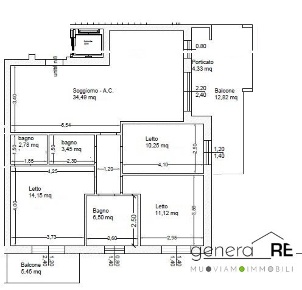 Foto Appartamento a Pescara Santa Filomena di 129 m² con 4 locali