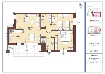 Foto Appartamento in Via Carra, Carpi Morbidina - Cuneo di 117 m²