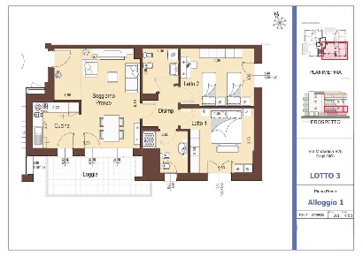 Foto Appartamento in Via Carra, Carpi Morbidina - Cuneo di 112 m²