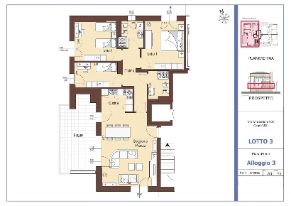 Foto Appartamento in Via Carra, Carpi Morbidina - Cuneo di 145 m²
