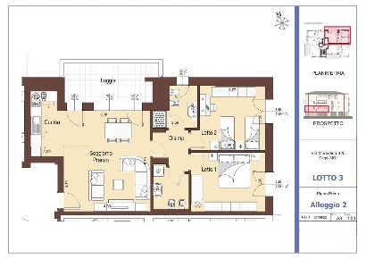 Foto Appartamento in Via Carra, Carpi Morbidina - Cuneo di 119 m²