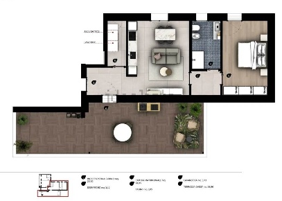 Foto Appartamento a Casale sul Sile Centro di 72 m² con 2 locali in vendita