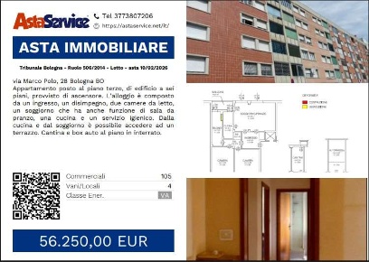 Foto Appartamento in via Marco Polo 28, Bologna Noce - Pescarola di 105 m²