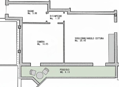 Foto Appartamento a Ponzano Veneto di 72 m² con 2 locali in vendita