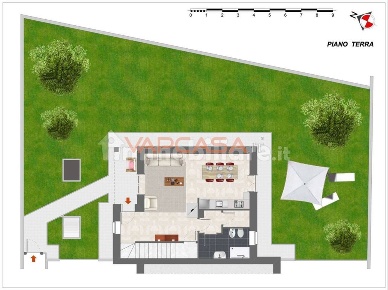 Foto Villa a schiera in Via Monte Cervino, Castel Rozzone di 186 m²