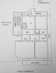 Foto Appartamento in Piazza Giuseppe Garibaldi, Bari Murat di 135 m²