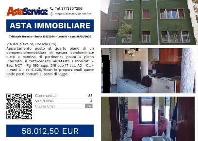 Foto Appartamento in Via del piave 51, Brescia Porta Venezia di 85 m²