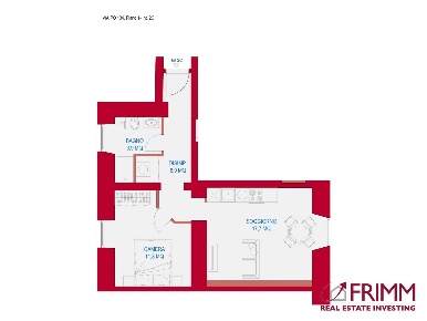 Foto Appartamento in Via Po, Roma Pinciano - Villa Ada di 59 m² in vendita