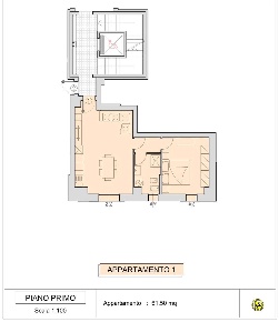 Foto Appartamento a Reggio nell'Emilia di 61 m² con 3 locali in vendita