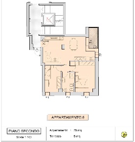 Foto Appartamento a Reggio nell'Emilia di 75 m² con 4 locali in vendita