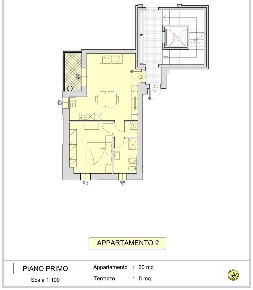 Foto Appartamento in Via Pansa 53, Reggio nell'Emilia di 60 m² con 3 locali