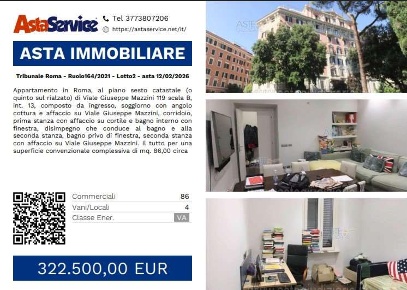 Foto Appartamento in V.le Giuseppe Mazzini 119, Roma di 86 m² con 4 locali