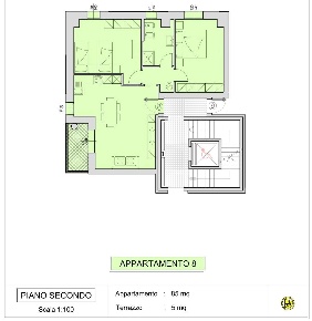 Foto Appartamento a Reggio nell'Emilia di 85 m² con 4 locali in vendita