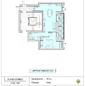 Foto Appartamento a Reggio nell'Emilia di 63 m² con 3 locali in vendita