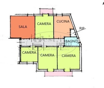 Foto Appartamento a Livorno Calzabigi di 128 m² con 7 locali in vendita