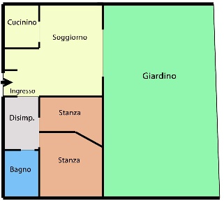Foto Appartamento in località Marilleva 900, Mezzana di 49 m² con 3 locali