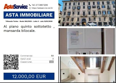 Foto Attico in Corso Giulio Cesare 6 scala B, Torino Aurora di 50 m²