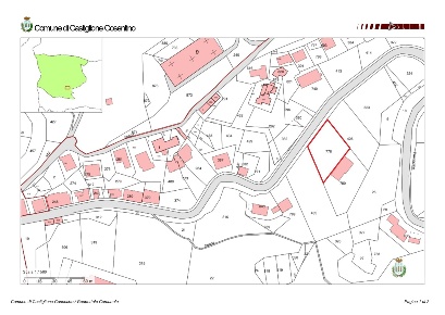 Foto Terreno residenziale Castiglione Cosentino Centro di 1345 m²