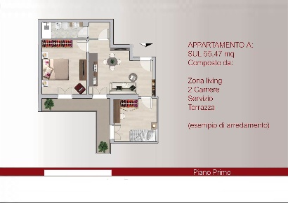 Foto Appartamento a Firenze Coverciano di 56 m² con 3 locali in vendita
