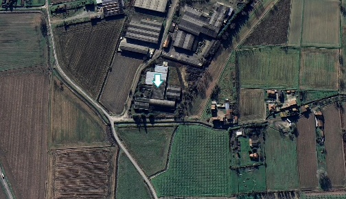 Foto Capannone industriale a Pieve Porto Morone di 5996 m² con 1 locali