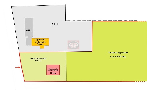Foto Capannone industriale a Cesenatico Villalta di 90 m² in vendita
