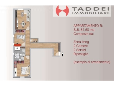 Foto Appartamento in VIA ELEONORA DUSE, Firenze Coverciano di 82 m²