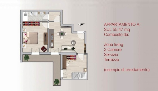 Foto Appartamento a Firenze Coverciano di 55 m² con 3 locali in vendita