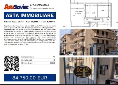 Foto Appartamento in Via Papa Giovanni XXIII 25, Angri Centro di 77 m²