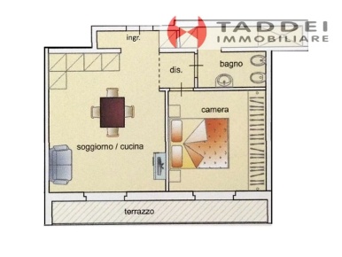 Foto Appartamento in PIAZZA BUONARROTI, Scandicci Vingone di 44 m²