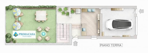 Foto Casa indipendente a Piacenza Borgotrebbia di 257 m² con 6 locali