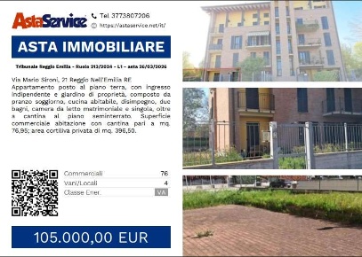 Foto Appartamento in Via Mario Sironi 21, Reggio nell'Emilia di 76 m²