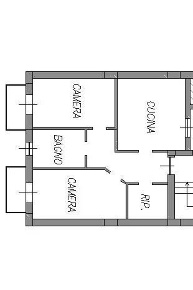 Foto Appartamento in Via Nazionale 56, Falcone Centro di 80 m² con 3 locali