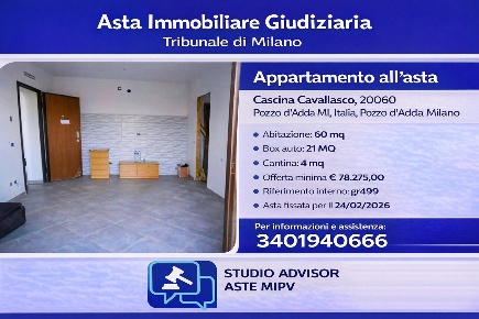 Foto Appartamento a Pozzo d'Adda di 60 m² con 3 locali in vendita