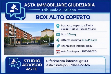 Foto Box a Rodano Millepini di 16 m² con 1 locali in vendita