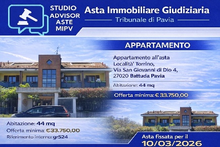 Foto Appartamento a Battuda di 44 m² con 3 locali in vendita