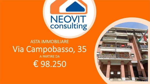 Foto Appartamento in Via Campobasso 35, Torino Rebaudengo di 86 m² all'asta