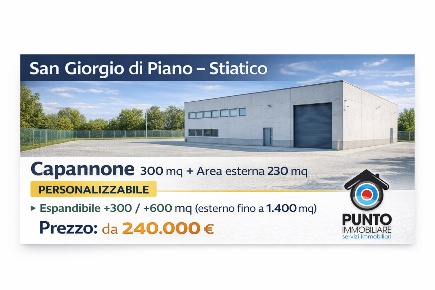 Foto Capannone industriale in Via Oradour 1, San Giorgio di Piano di 330 m²