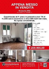 Foto Appartamento in Via Monte San Michele  11, Rimini Rivabella di 80 m²