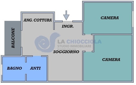Foto Appartamento in via della Crocetta, Bologna di 60 m² con 3 locali
