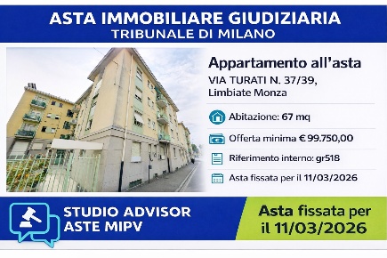 Foto Appartamento a Limbiate Centro di 67 m² con 5 locali in vendita