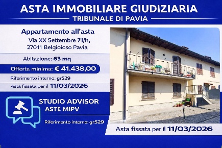 Foto Appartamento a Belgioioso Centro di 63 m² con 3 locali in vendita