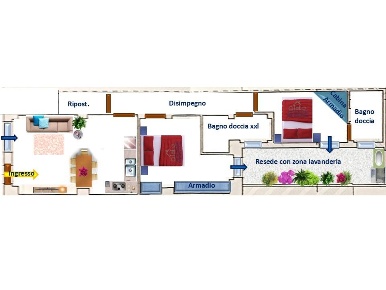 Foto Appartamento a Viareggio Marco Polo - Don Bosco di 81 m² con 4 locali