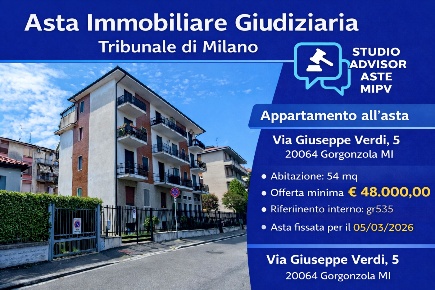 Foto Appartamento a Gorgonzola di 54 m² con 3 locali in vendita