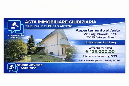 Foto Appartamento a Dairago di 94 m² con 6 locali in vendita