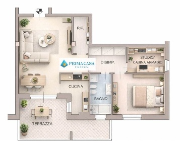 Foto Appartamento a Podenzano Centro di 81 m² con 3 locali in vendita