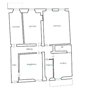 Foto Appartamento a Pisa Sant'Antonio di 99 m² con 5 locali in vendita