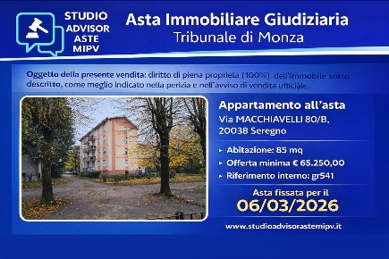 Foto Appartamento a Seregno Stadio di 85 m² con 5 locali in vendita