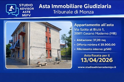 Foto Appartamento a Cesano Maderno di 37 m² con 3 locali in vendita