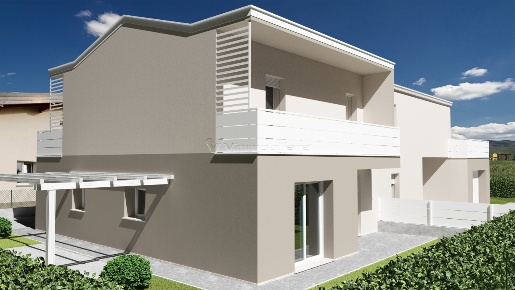 Foto Villa bifamiliare in Via Roma, Sossano Centro di 183 m² con 6 locali