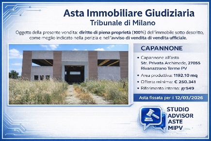 Foto Capannone industriale a Rivanazzano Terme di 1192 m² con 1 locali